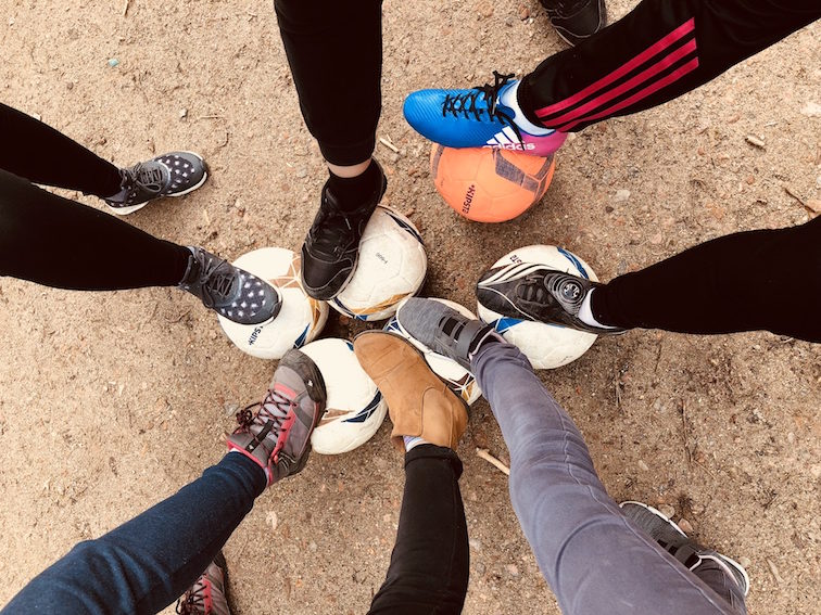 Fußballcamp für Mädchen und Jungen