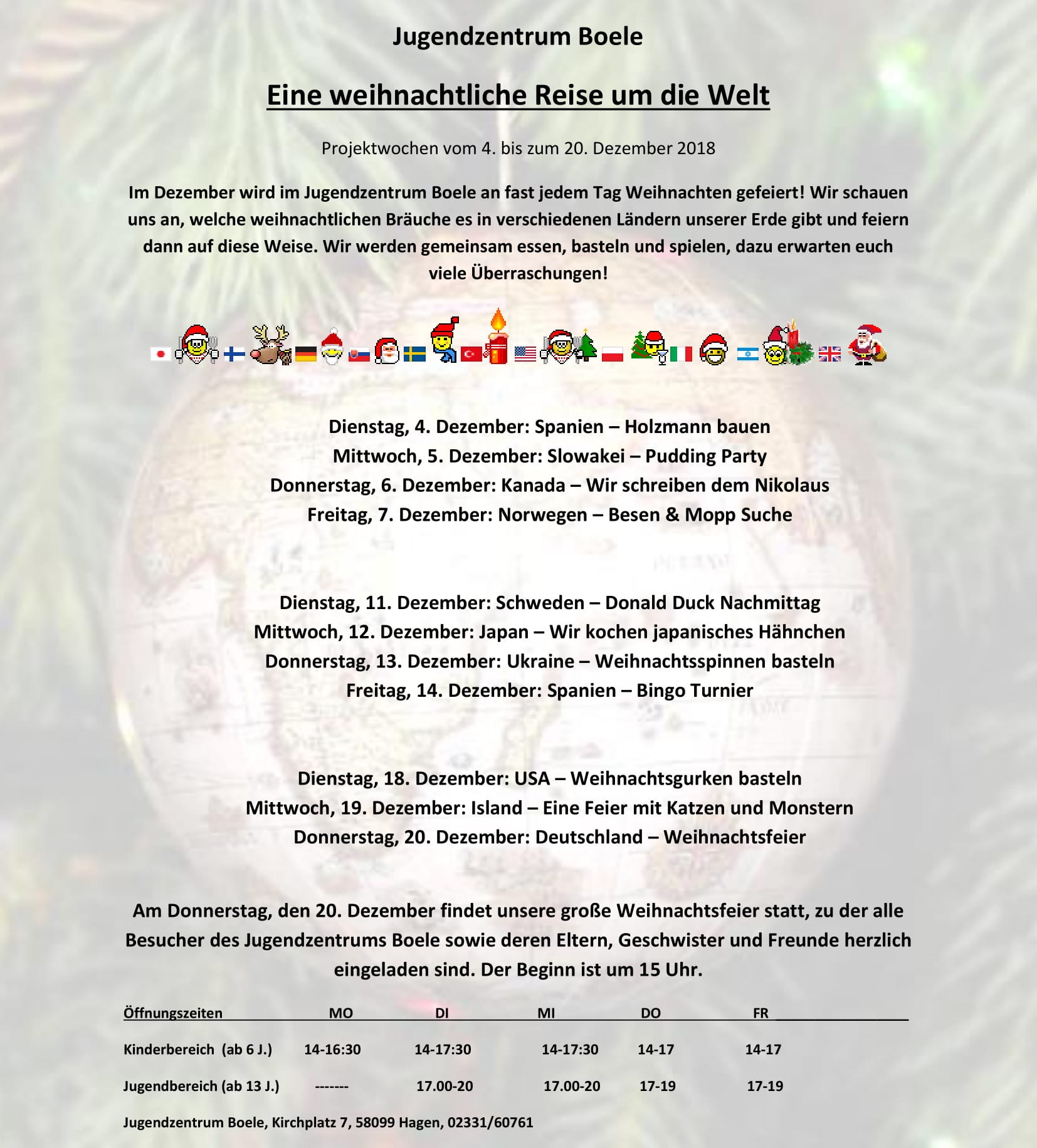 Eine weihnachtliche Reise um die Welt - Spanien