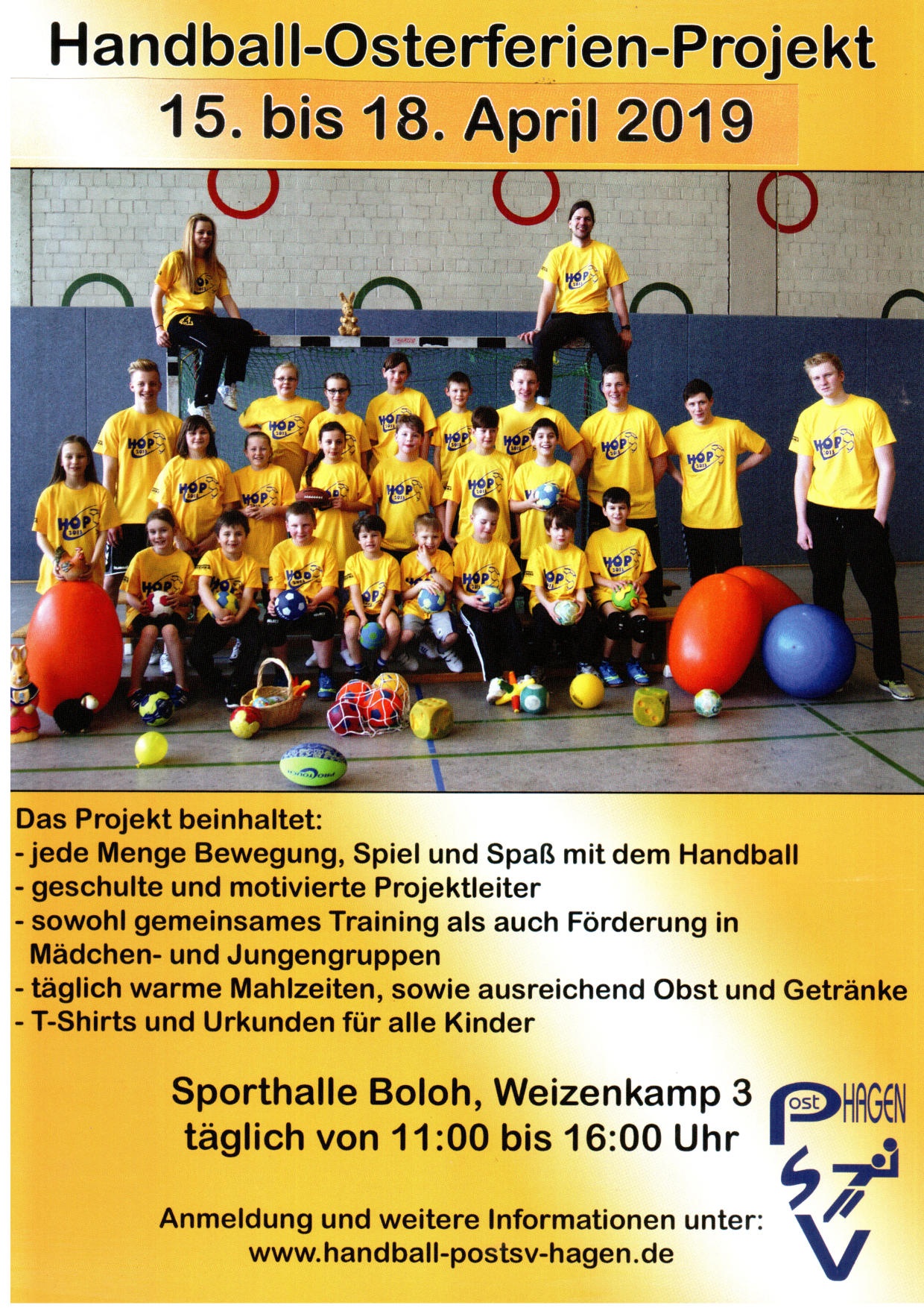 Handball-Osterferien-Projekt