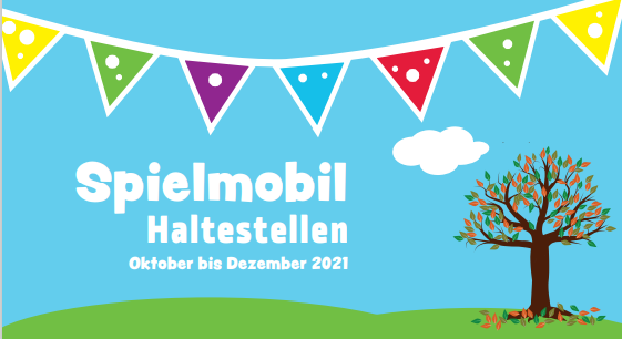 Spielmobil Haltestelle an der Grundschule Helfe