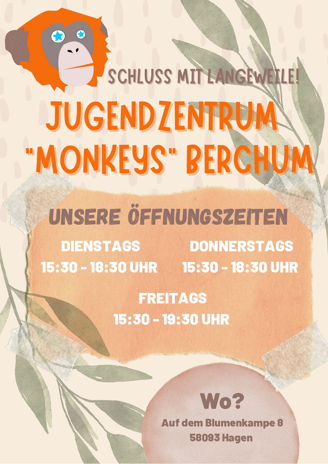 Jugendzentrum "Monkeys" Berchum