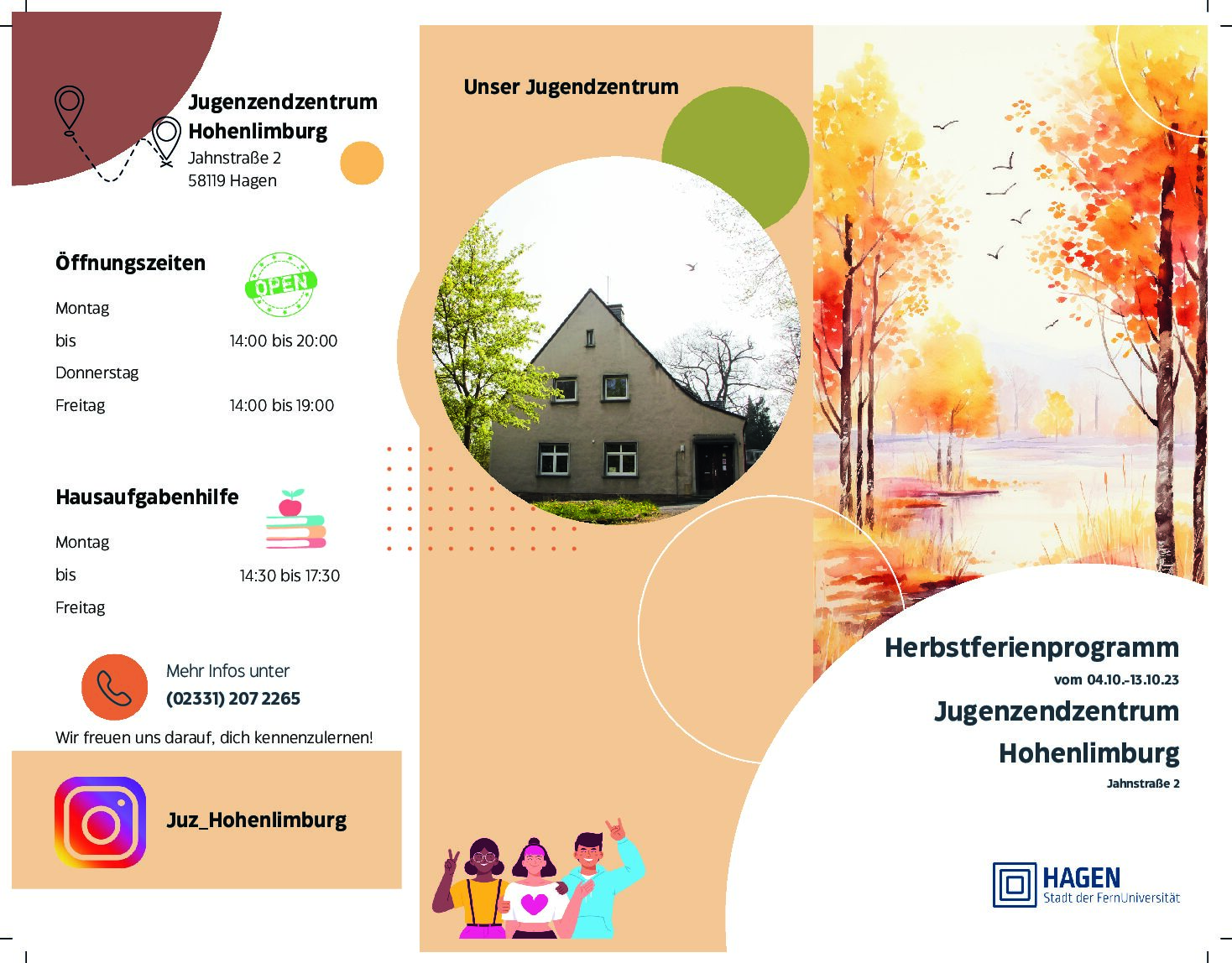 Herbstferienprogramm Jugendzentrum Hohenlimburg